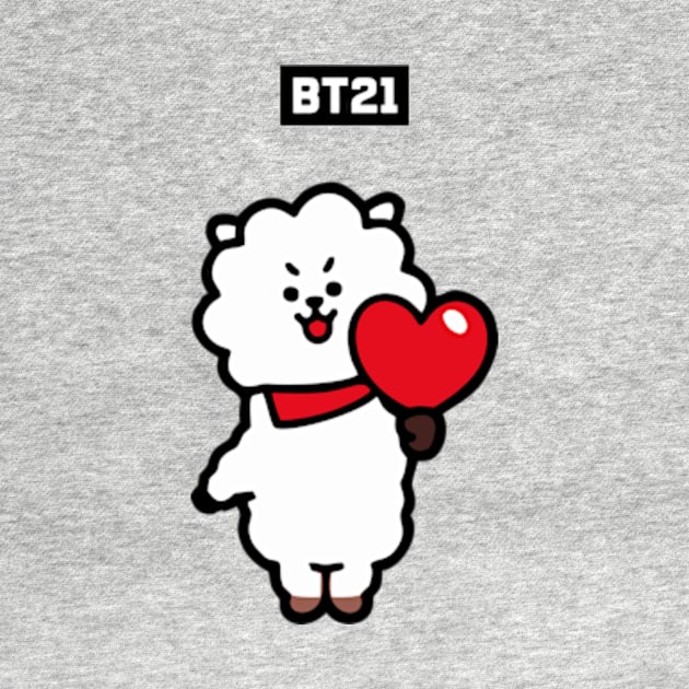 bt21 bts exclusive design 29 by Typography Dose